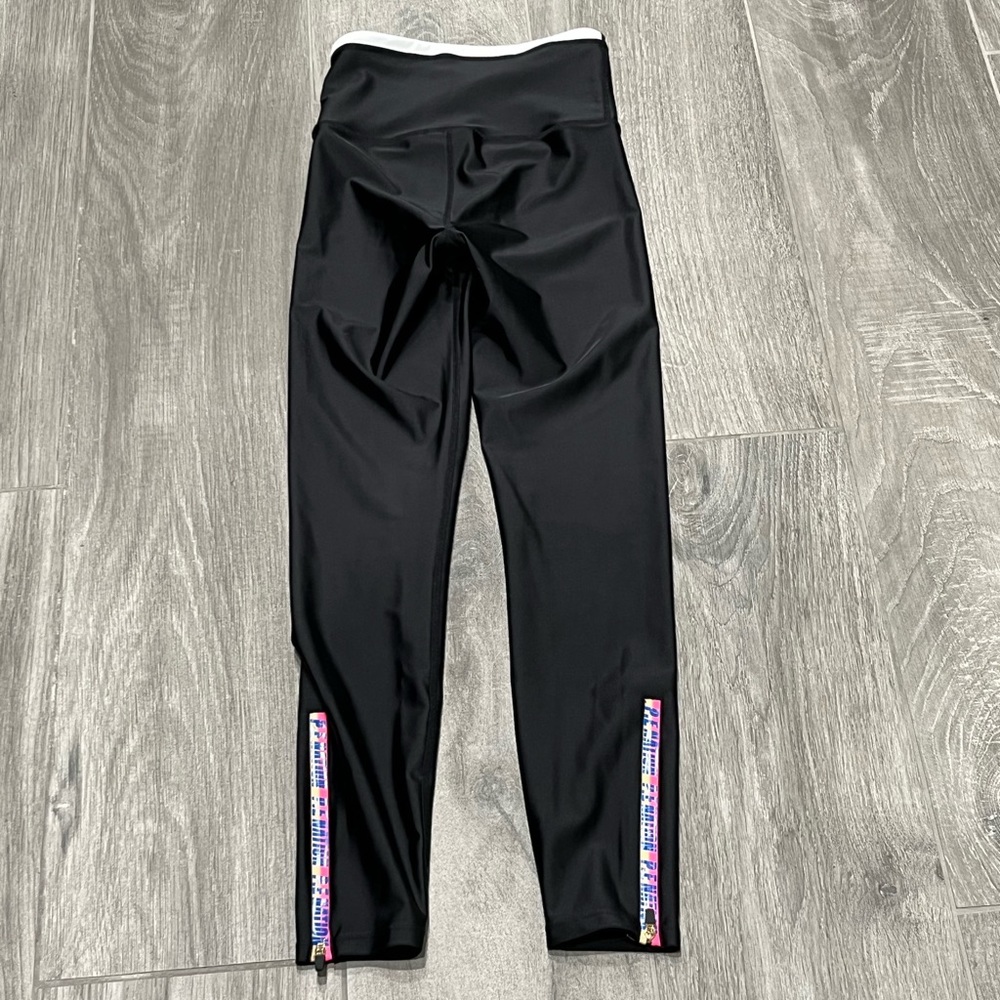 PE NATION black spandex legging- XS